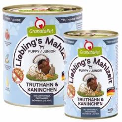Granatapet Lieblingsmahlzeit Puppy Truthahn + Kaninchen