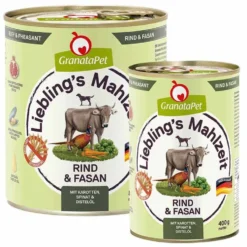 Granatapet Lieblingsmahlzeit Rind und Fasan