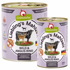 Granatapet Lieblingsmahlzeit Wild und Angus Rind