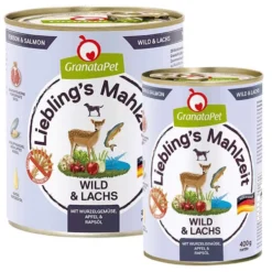 Granatapet Lieblingsmahlzeit Wild und Lachs
