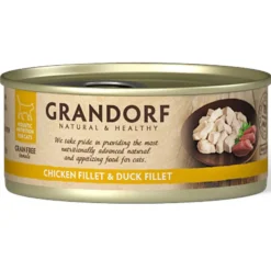 Grandorf Katze Dose Hühnerbrust + Entenfilet 70g