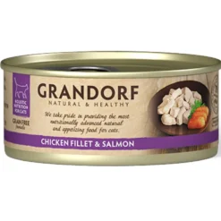 Grandorf Katze Dose Hühnerbrust + Lachs 70g