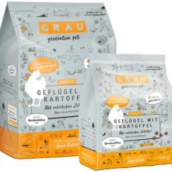 Grau Katze Adult Geflügel mit Kartoffel