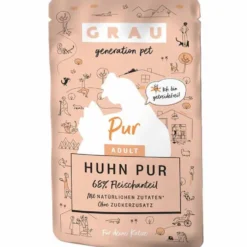 Grau Katze Adult Pouch Huhn pur 125g