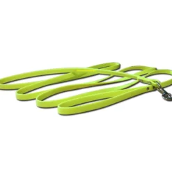 Heim BioThane Suchleine, genietet, neon-gelb