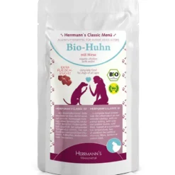 Herrmanns Standbeutel Bio-Huhn mit Hirse 130g