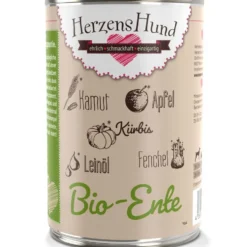 HerzensHund Bio-Ente mit Bio-Gemüse