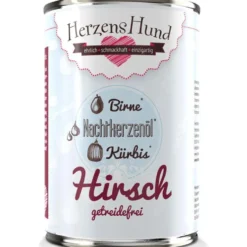 HerzensHund Hirsch mit Kürbis -getreidefrei-