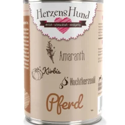 HerzensHund Pferd mit Bio-Gemüse