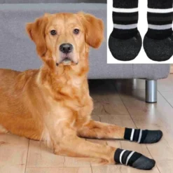Hundesocken, Anti-Rutsch, 2St., schwarz