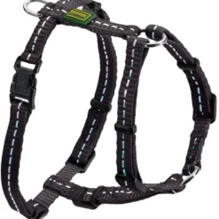 Hunter Geschirr Tripoli, Nylon, reflektierend, schwarz