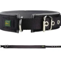 Hunter Halsband Neopren Reflect, schwarz/grau