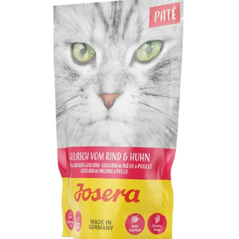 Josera Katze Pate Gulasch vom Rind und Huhn 85g