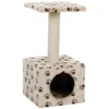 Junior Kratzbaum Zamora 60 cm, beige mit Pfoten