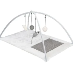 Junior Kratzmatte mit Spielbogen, 60x33x42cm, grau/lichtgrau