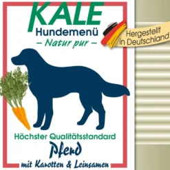 Kale Dose Pferd mit Karotten & Leinsamen