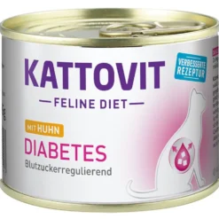 Kattovit Dose Diabetes mit Huhn 185g