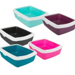 Katzentoilette Classic mit Rand, 37x15x47cm