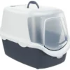 Katzentoilette Vico Open Top, 40x40x56 cm, blaugrau/weiß