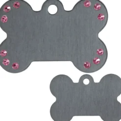 Knochen Groß Grau + St. Pink