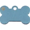 Knochen Klein Blau Pastell mit Motiv Pfote
