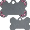 Knochen Klein Grau + St. Pink