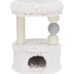 Kratzbaum Harvey, 73 cm, weiß-pink