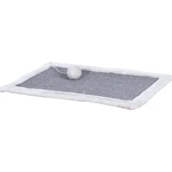 Kratzmatte Plüsch 55x35 cm, grau