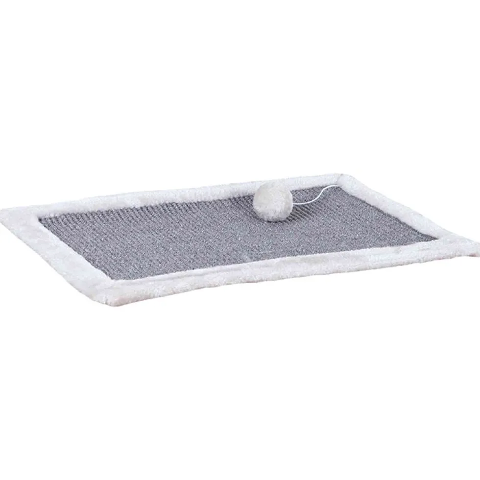 Kratzmatte Plüsch 55x35 cm, grau