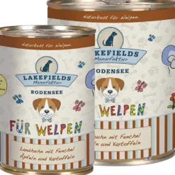 Lakefields Dosenfleisch-Menü Welpen Huhn