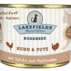 Lakefields Katze Dosenfleisch-Menü Huhn und Pute 200g