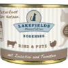 Lakefields Katze Dosenfleisch-Menü Rind und Pute 200g