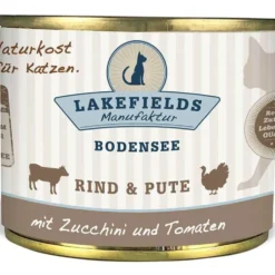 Lakefields Katze Dosenfleisch-Menü Rind und Pute 200g