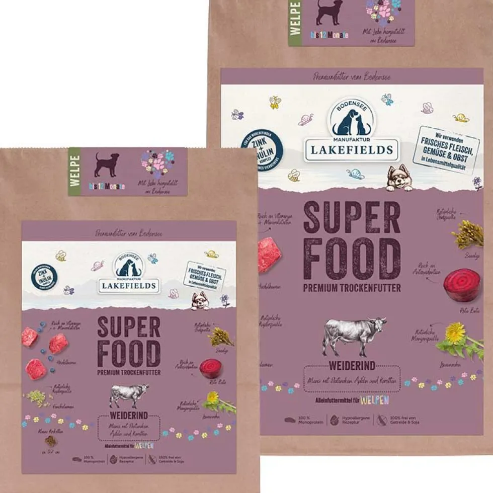 Lakefields SUPERFOOD Premium Rind für Welpen