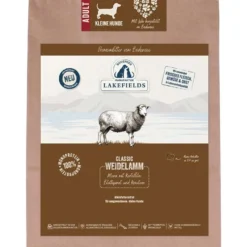 Lakefields Trockenfleisch-Menü kleine Hunde Lamm 1 kg