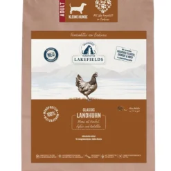 Lakefields Trockenfleisch-Menü kleine Hunde Huhn 1 kg