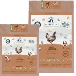 Lakefields Trockenfleisch-Menü Welpen Huhn