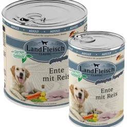 Landfleisch pur Ente mit Reis