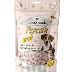 LandSnack Dog Popcorn mit Leber und Grünlippmuschel 100g