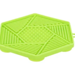 Lick n Snack Matte mit Saugnäpfen, Silikon, 17cm, grün