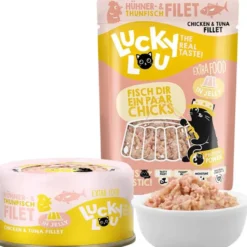 Lucky Lou Extrafood Hühner-und Thunfischfilet in Jelly