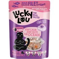 Lucky Lou Extrafood Makrelenfilet + Thunfisch in Broth