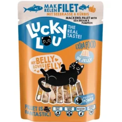 Lucky Lou Extrafood Makrelenfilet + Seebrasse in Jelly