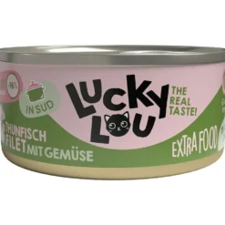 Lucky Lou Extrafood Thunfisch mit Gemüse in Sud 70g
