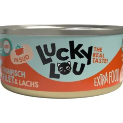 Lucky Lou Extrafood Thunfisch + Lachs in Sud 70g