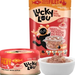 Lucky Lou Extrafood Thunfisch mit Apfel in Broth