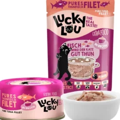 Lucky Lou Extrafood Thunfischfilet in Broth