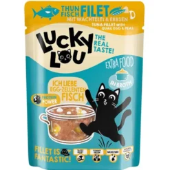 Lucky Lou Extrafood Thunfischfilet + Wachtelei in Broth