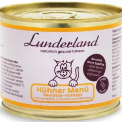 Lunderland Katze Hühner Menü 200g