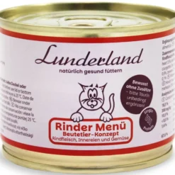 Lunderland Katze Rinder Menü 200g